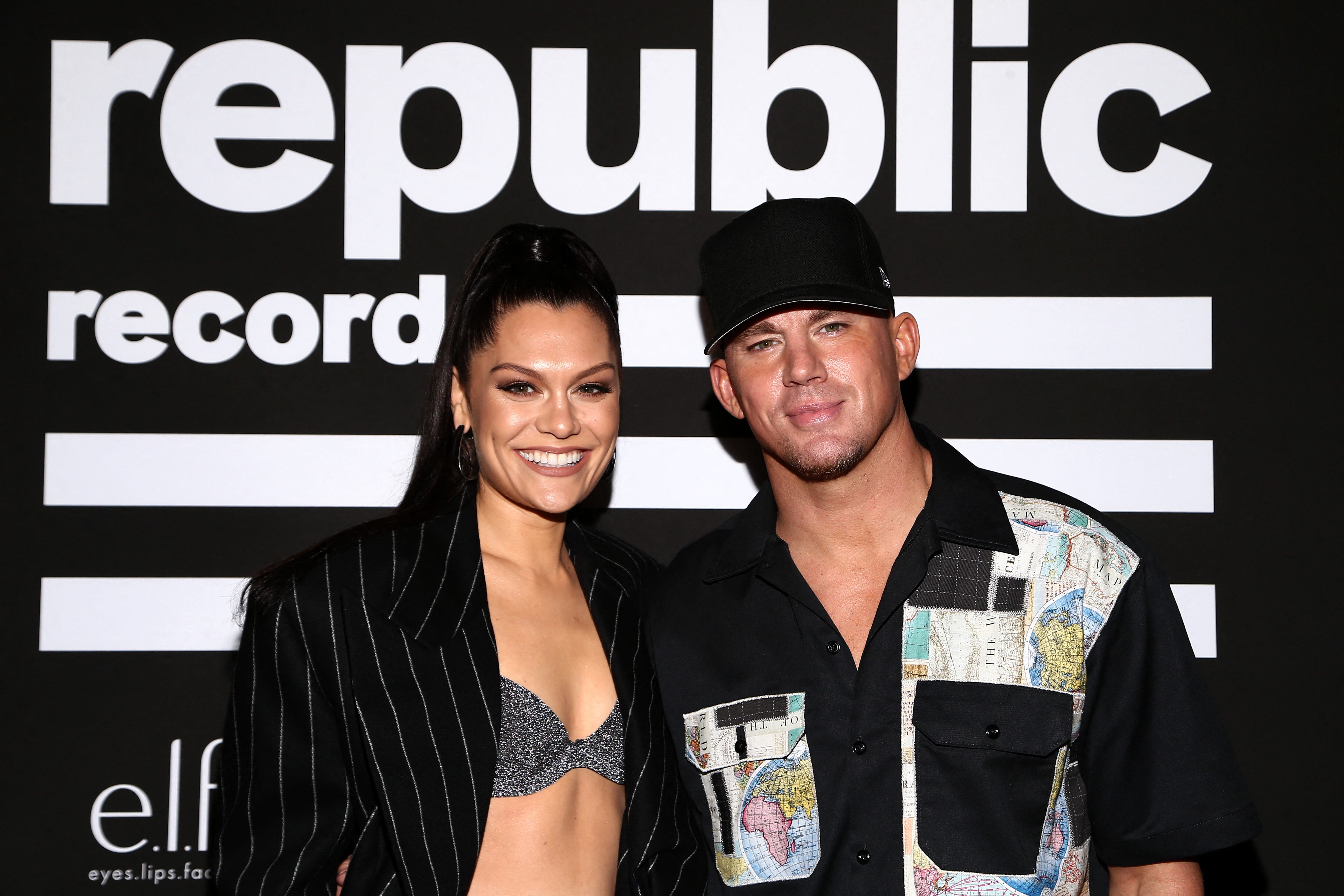 Jessie J y Channing Tatum asisten a la fiesta posterior a los Grammy de Republic Records en el 1 Hotel West Hollywood el 26 de enero de 2020 en West Hollywood, California.