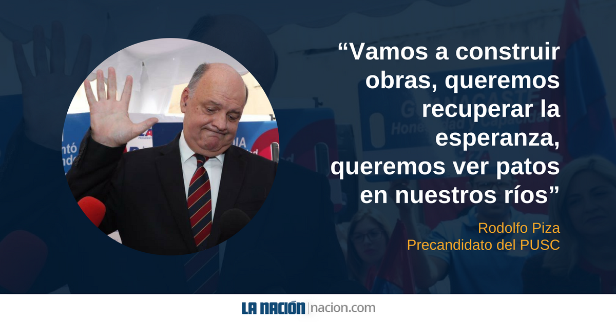 Rodolfo Piza inscribió su precandidatura este viernes 3 de marzo en la sede central del PUSC.