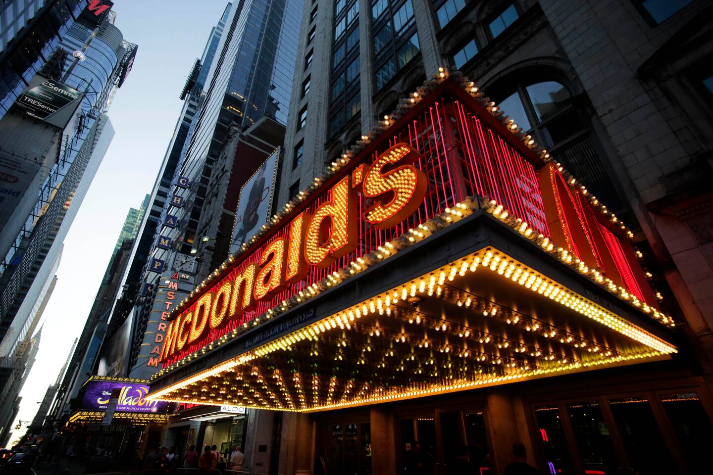 Un restaurante Mc'Donalds en Nueva York