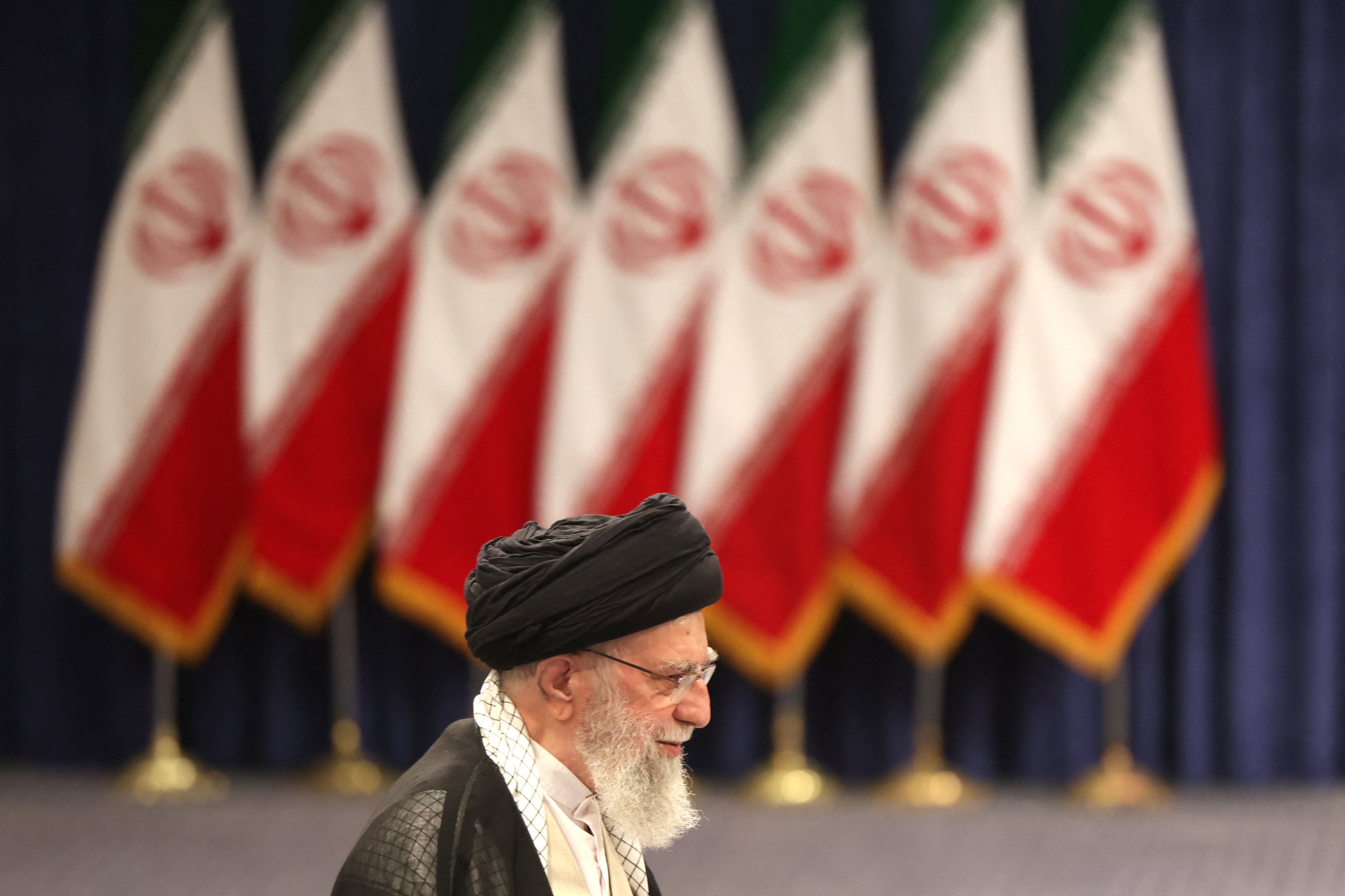 Alí Jameni, líder supremo de Irán.