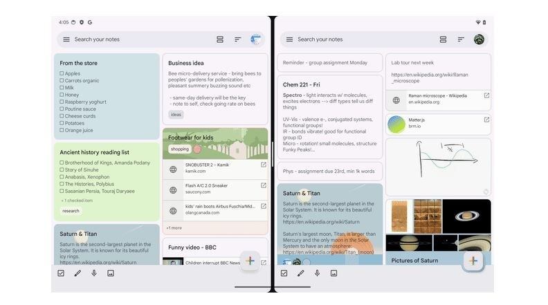 Google Keep facilita la organización en tabletas Android al permitir el uso de múltiples cuentas de usuario simultáneamente.