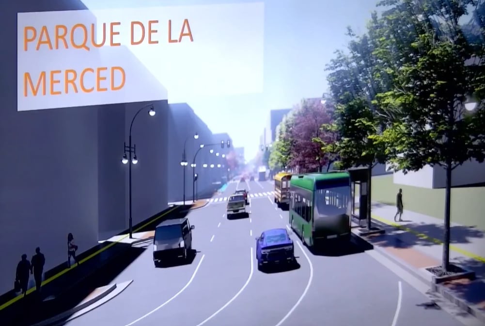 Parque Merced renovación de la avenida Segunda