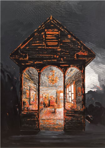 'La casa es una urna para sí misma' es una obra de José Pablo Ureña.