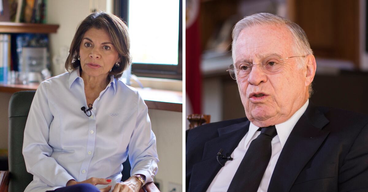 Laura Chinchilla y Miguel Ángel Rodríguez