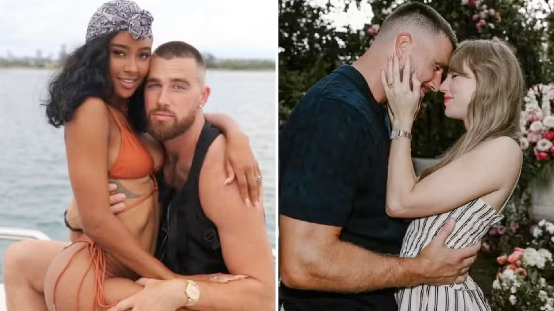 La modelo compartió un mensaje claro tras la letra de una canción de Taylor Swift que muchos vincularon con su relación pasada con Travis Kelce.