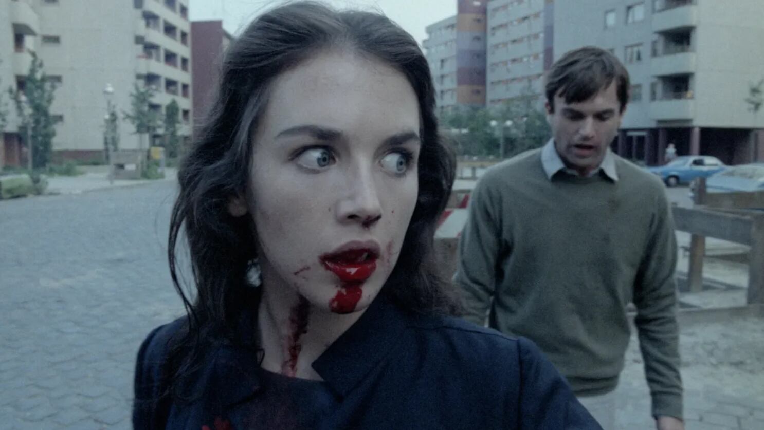 Fotograma de la película 'Possession' (1981), de Andrzej Zulawski, con Isabelle Adjani y Sam Neill.