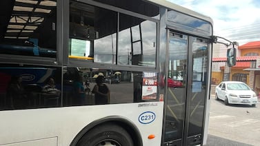 Pasaje de bus entre San José y Cartago sube ₡80: así queda la nueva tarifa