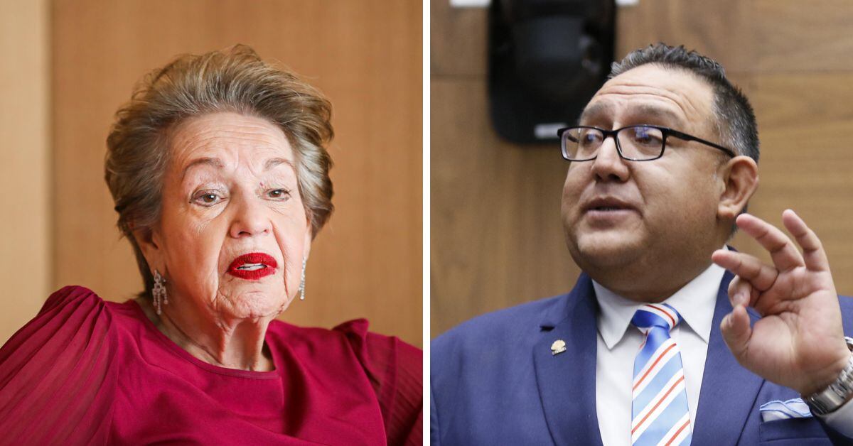 Gloria Navas y Leslye Bojorges.