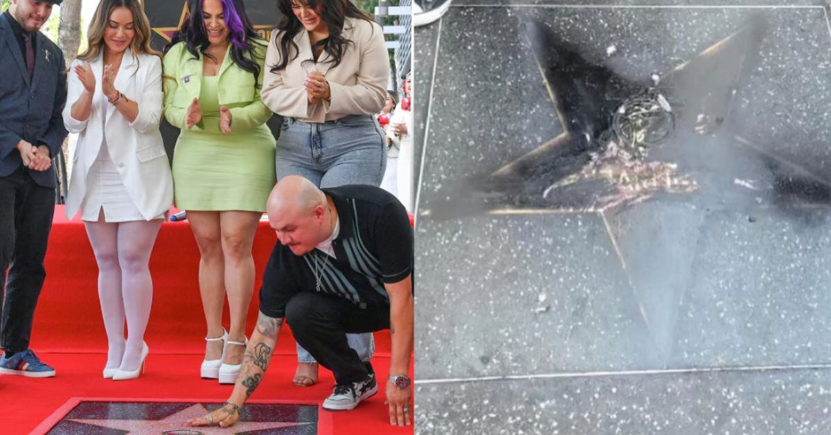 Los hechos ocurrieron en el Paseo de la Fama, en Hollywood, Estados Unidos. (Foto: tomada de El Universal, México) (El Universal)