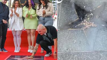 Vandalizan estrella de Jenni Rivera en el Paseo de la Fama de Hollywood