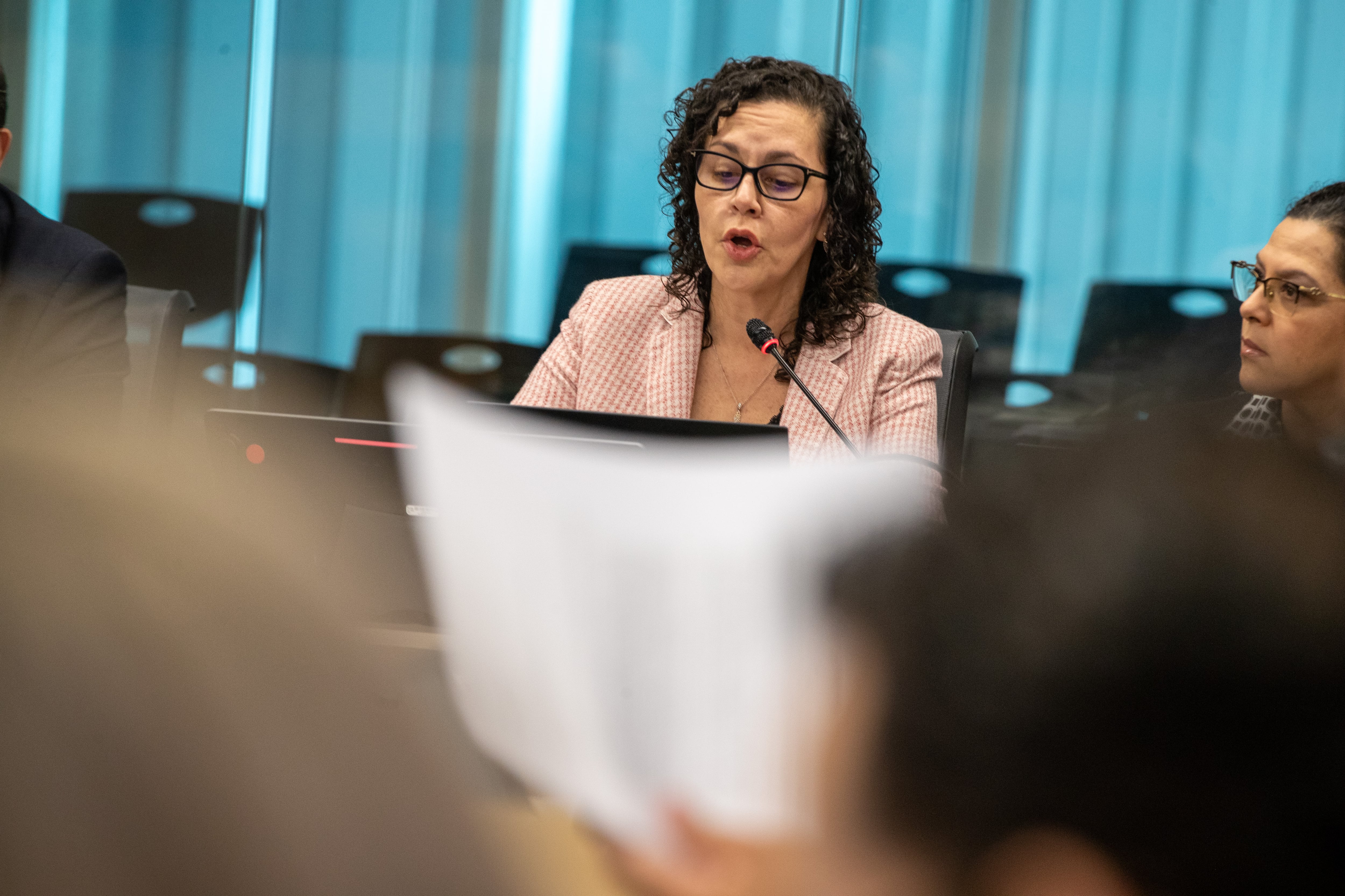 12/10/2023, San José, Asamblea Legislativa, comparecencia de la gerente del Banco Central Hazel Valverde en la comisión de control de ingreso y gasto público.