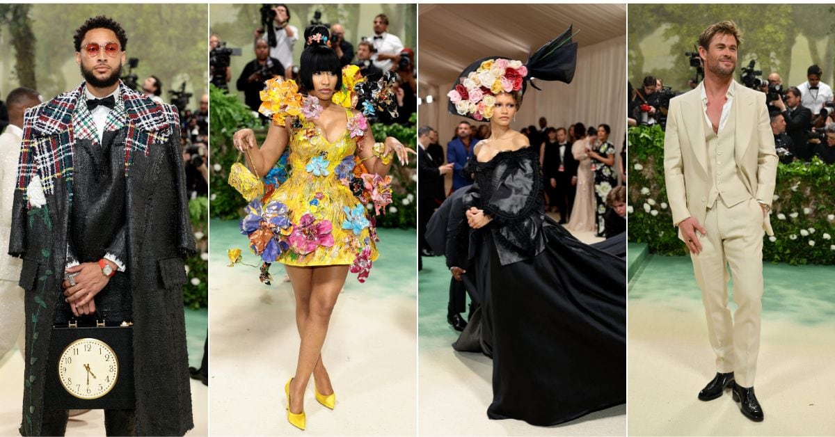 La temática de la Gala del Met de este año fue "Jardín del tiempo"