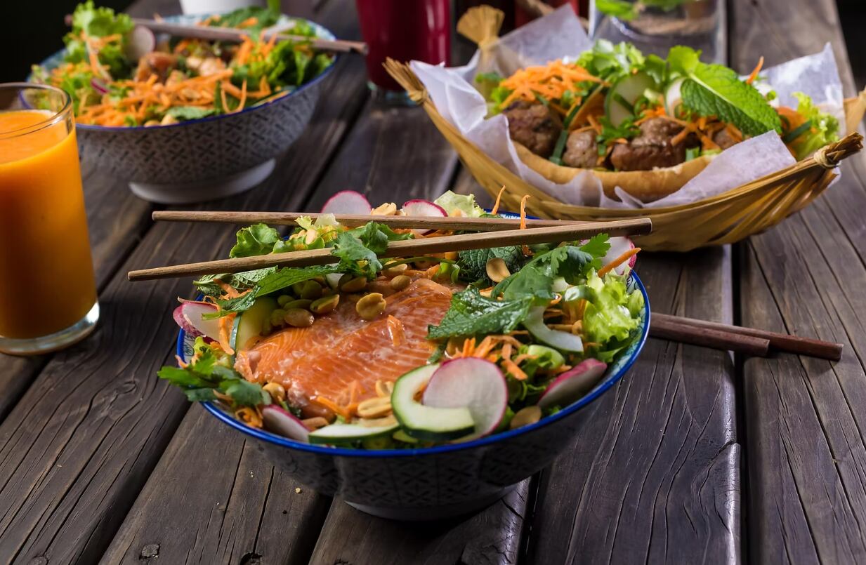 Café Rojo ha sido reconocido por sus platillos de fusión de cocina asiática.