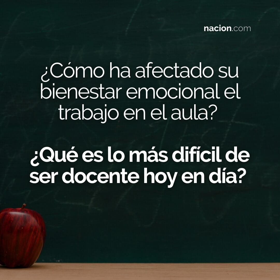 Posteo del Facebook de 'La Nación' en el que se consultó a los educadores por sus condiciones laborales a través de redes sociales. Las respuestas coinciden en sobrecarga y presión laboral.