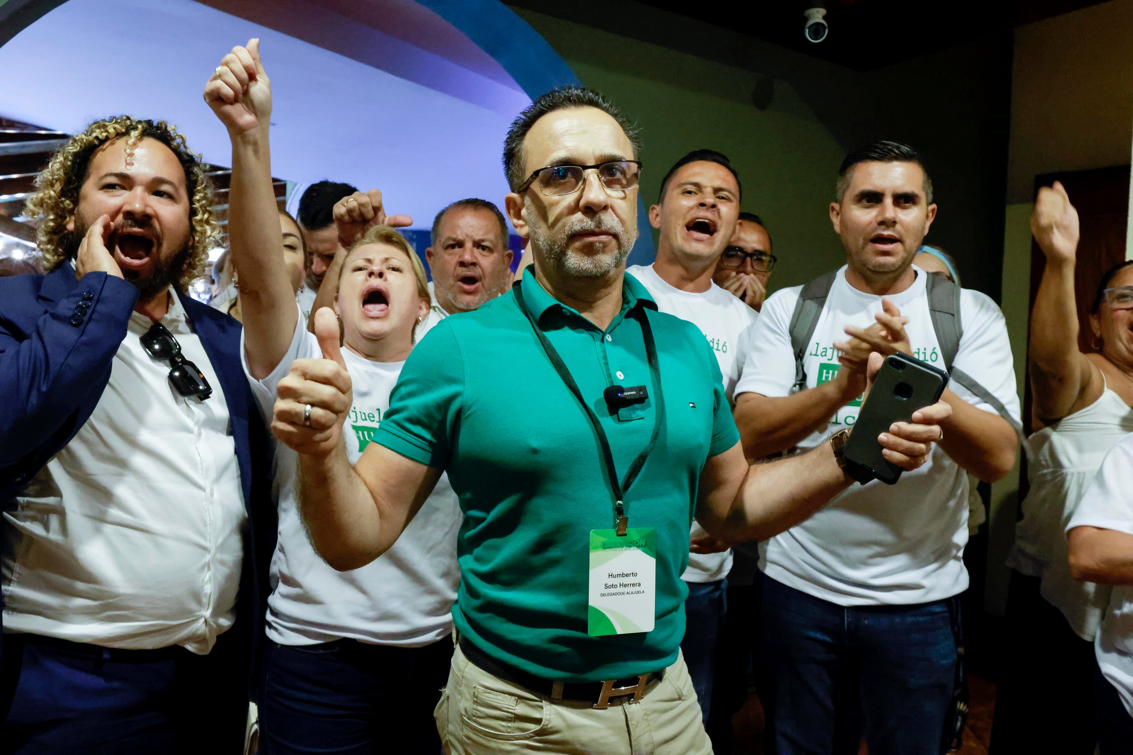 02/09/2023. Hotel Double Tree by Hilton, Belén. Hora: 09:00 a.m. El Partido Liberación Nacional (PLN) celebra este sábado su Asamblea Nacional en el Hotel Double Tree by Hilton en Belén, Heredia. En la foto, el candidato a alcalde por Alajuela, Humberto Soto, cuya candidatura no fue ratificada. Fotos: Mayela López