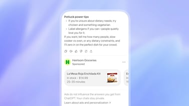 Los anuncios ya forman parte de ChatGPT en los planes más económicos