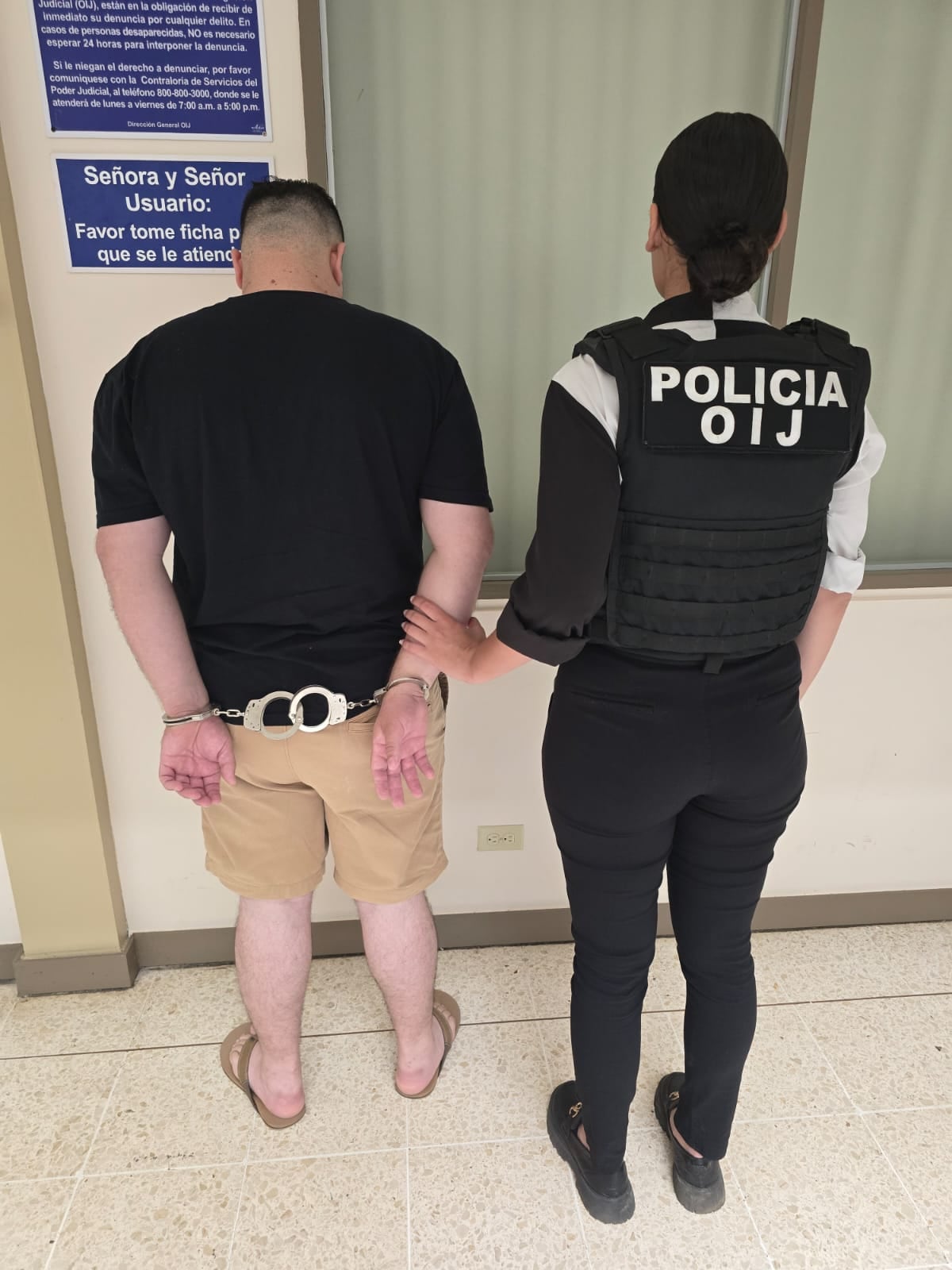 El OIJ de San Carlos detuvo a un hombre de apellidos Durán Monge por presuntamente acosar sexualmente a un ciclista en ese cantón alajuelense.