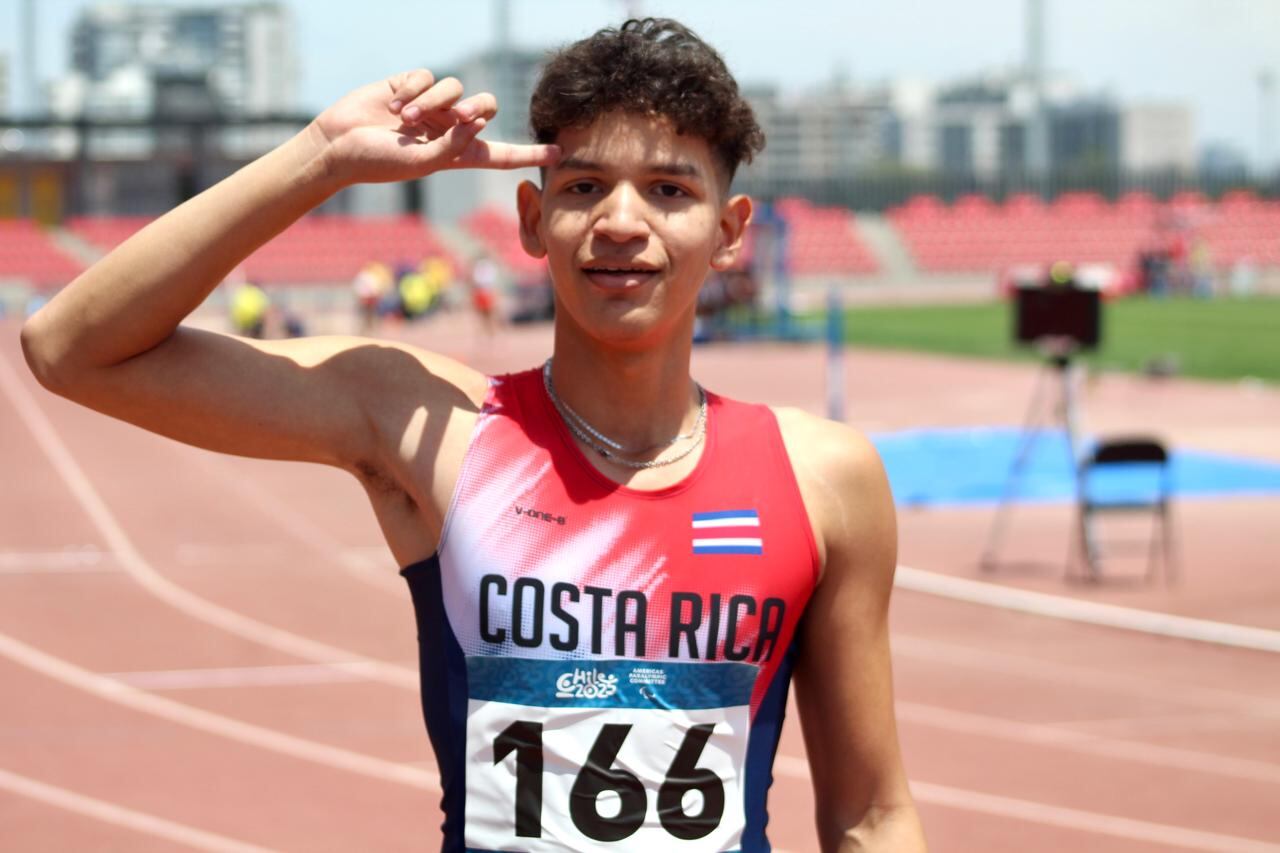 Dalessandro Abarca
 Juegos Parapanamercanos Junior, Chile 2025
100 metros lisos
Medalla de oro
3 de noviembre del 2025
Fotografías:: Olman Mora