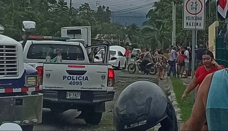 Balacera frente a escuela