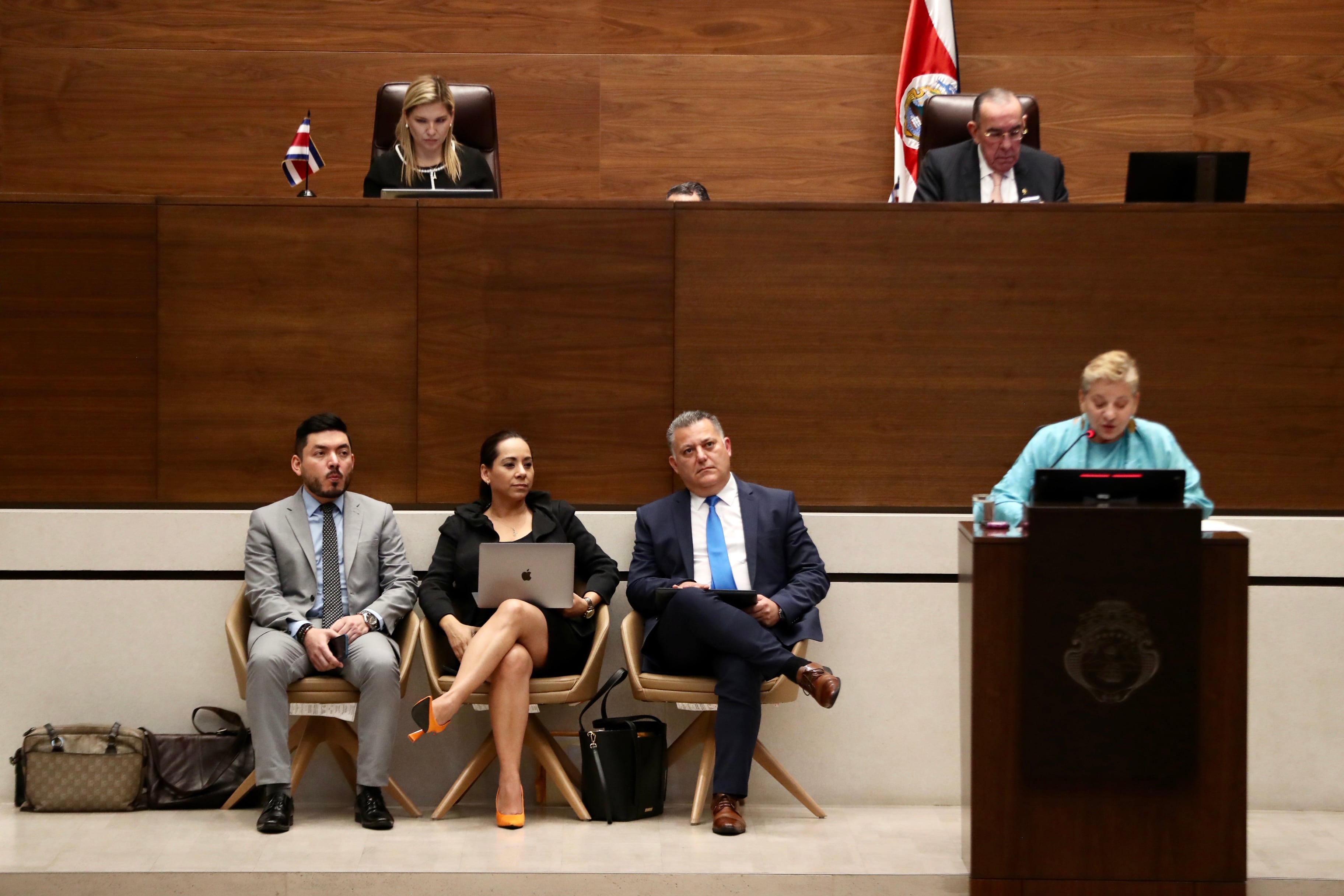 26/09/2023, San José, Asamblea Legislativa, interpelación de la ministra de educación Ana Katharina Müller.