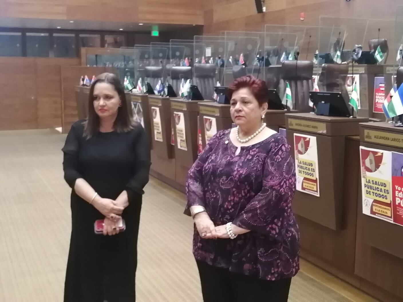 Vanessa Castro y Dinorah Barquero quedaron electas presidenta y secretario de la comisión investigadora del Sinart.