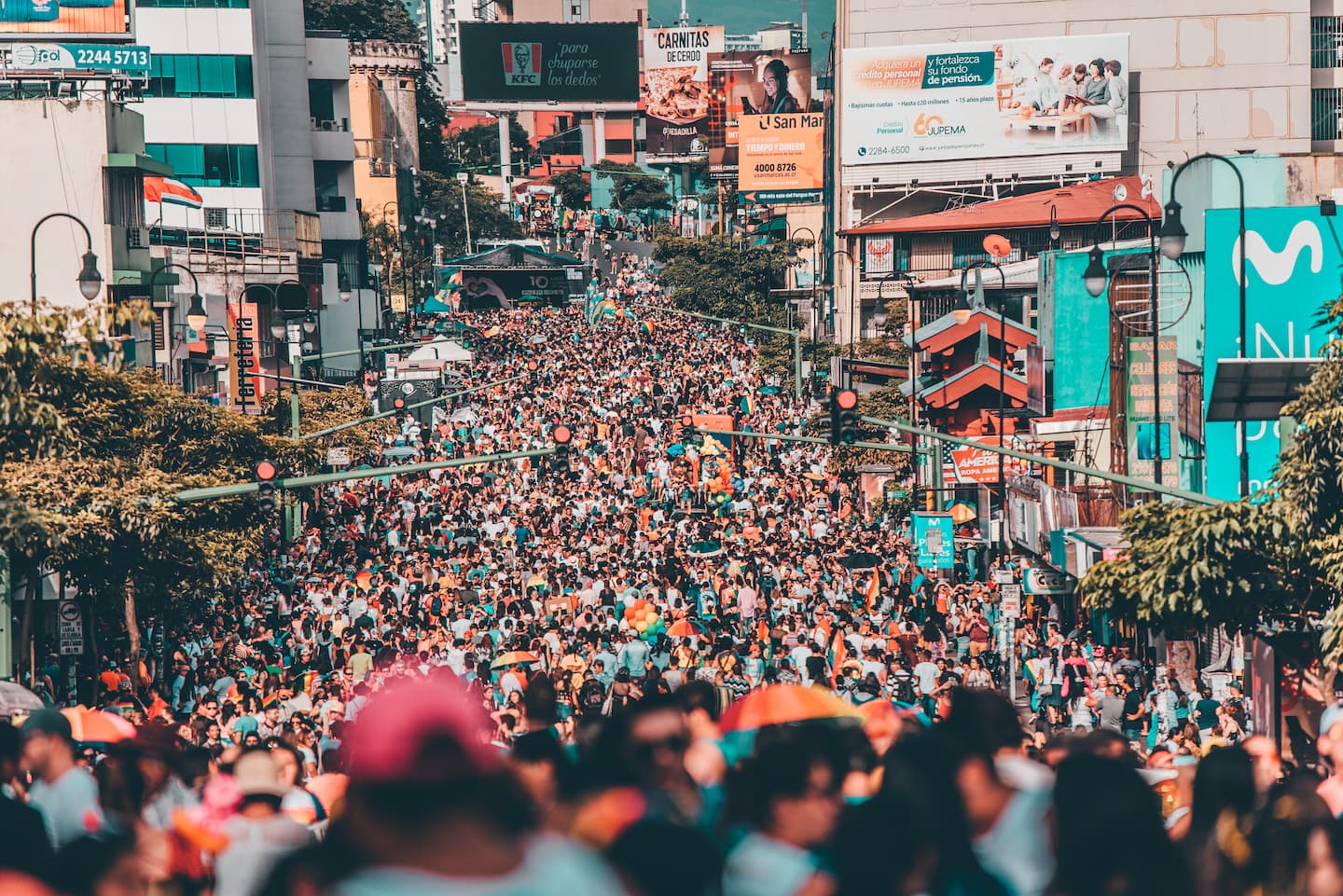 marcha de la diversidad, en san josé costa rica 2019