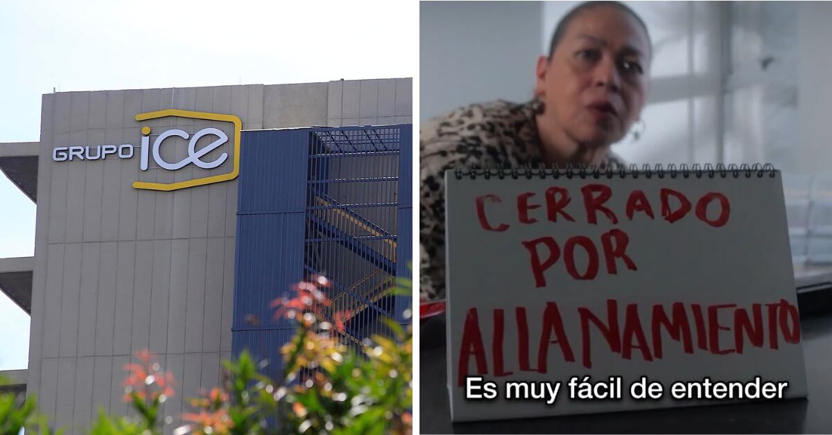 El edificio del ICE y una imagen de uno de los chinaokes