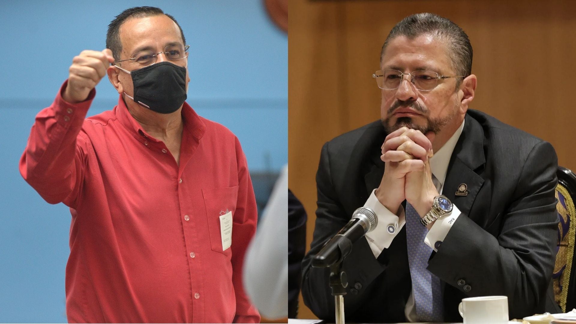 Albino Vargas se querelló contra el presidente Rodrigo Chaves.