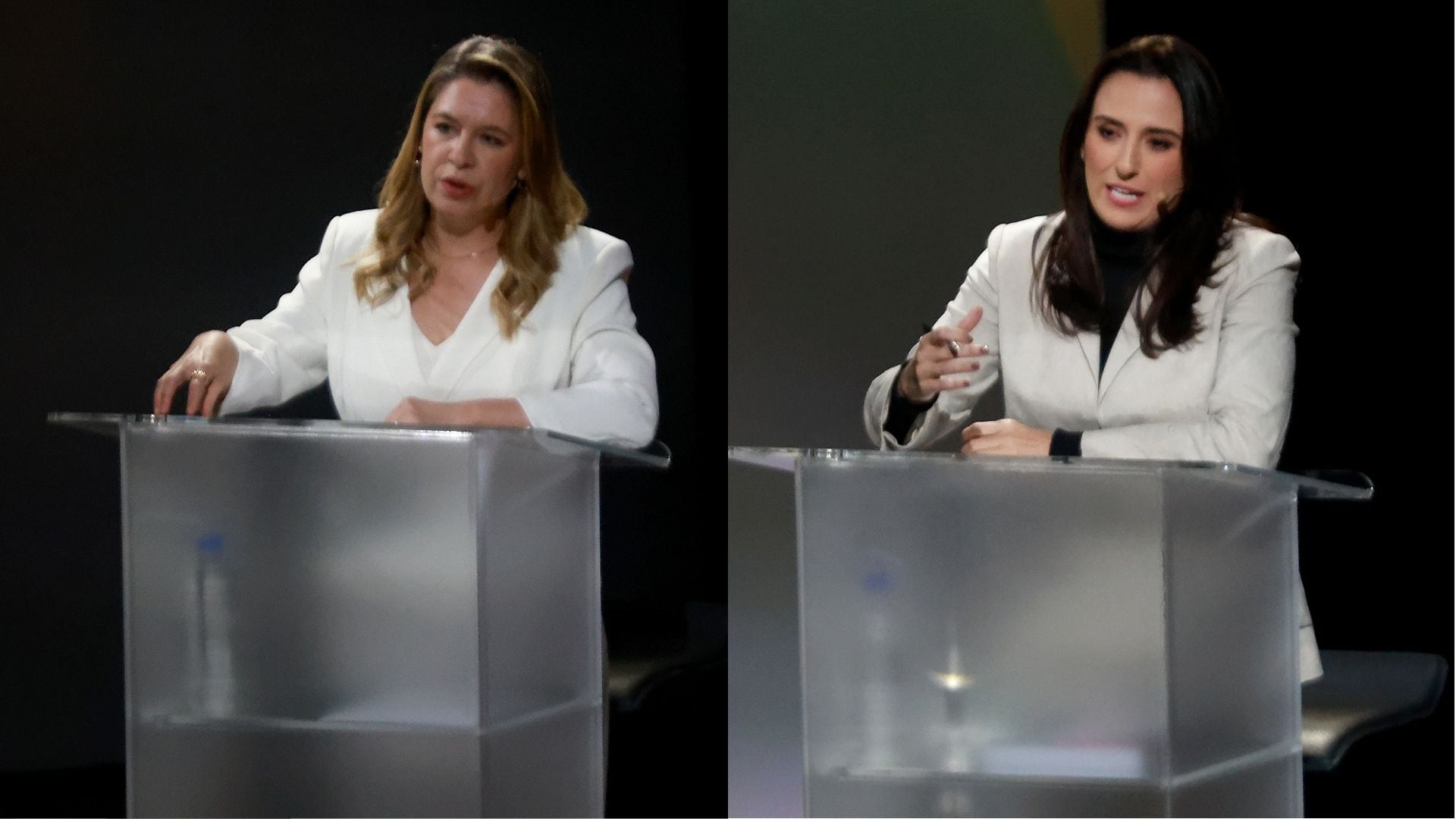 Natalía Díaz y Claudia Dobles discuten sobre las políticas de liberación de reos.