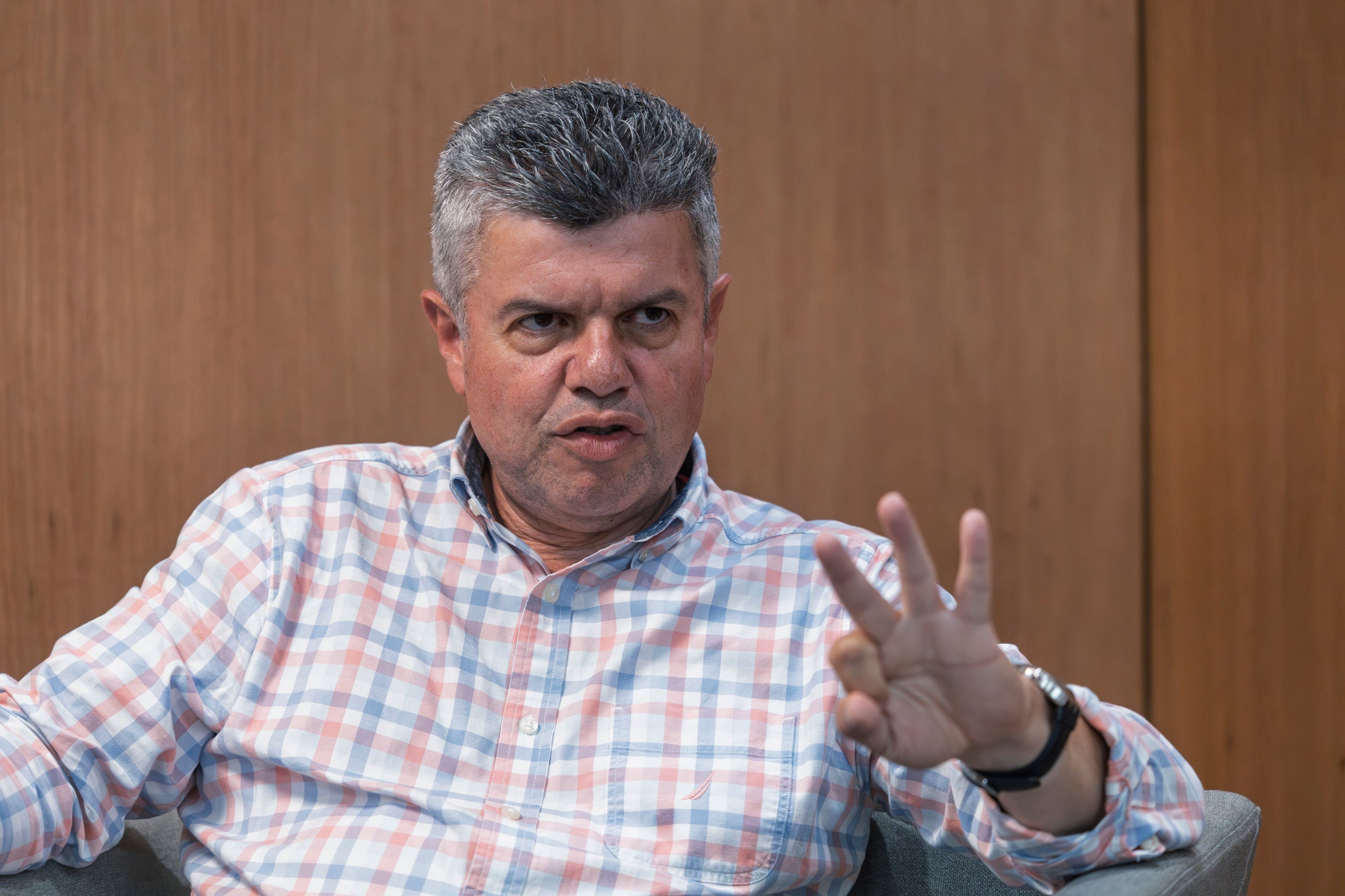 20/01/2026, San José, Asamblea Legislativa, entrevista con Alvaro Ramírez candidato a diputado del PLN por San José.