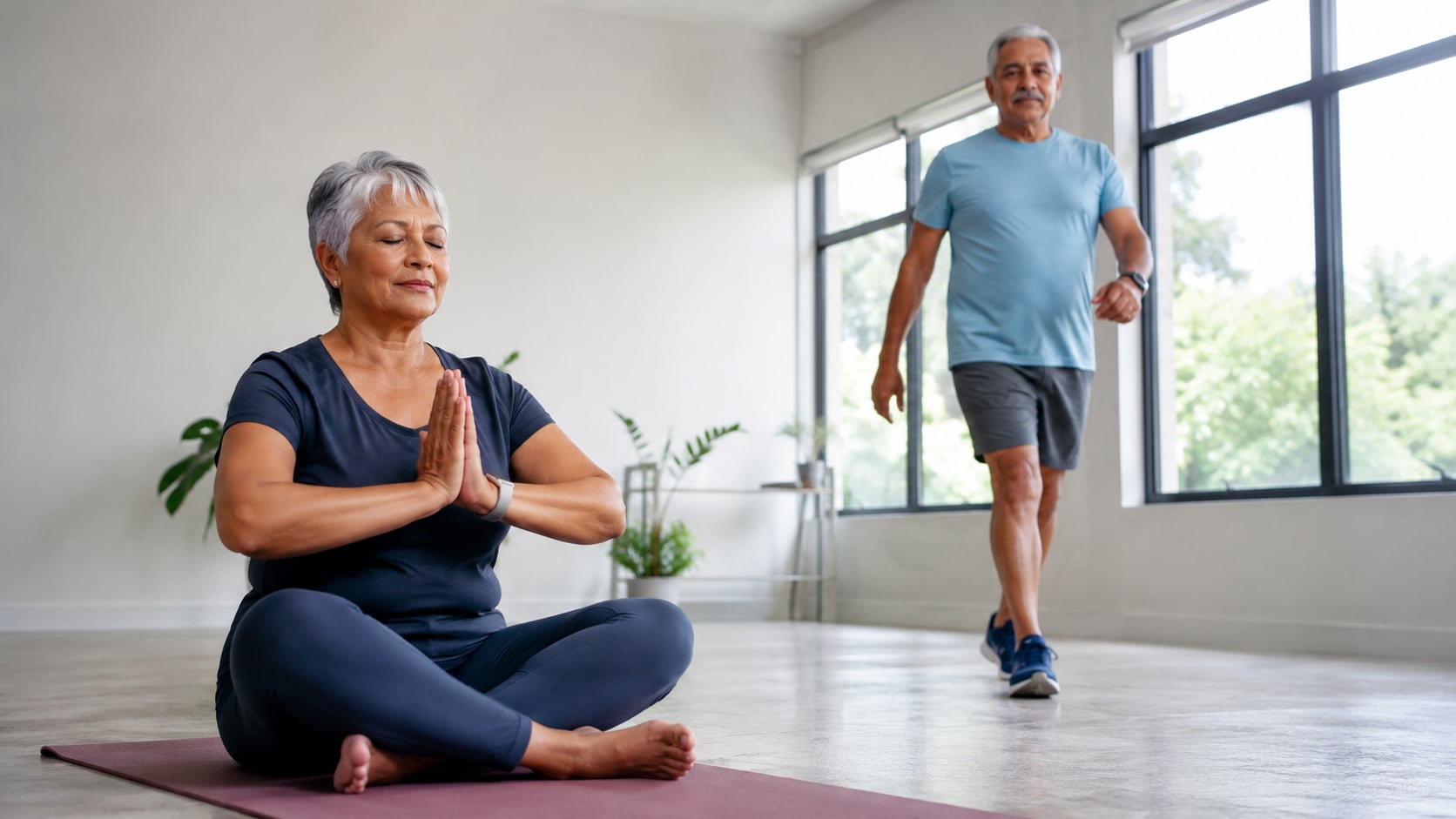 Los participantes que alternaron yoga y caminata registraron las mayores mejoras en indicadores clave del control de la glucosa.