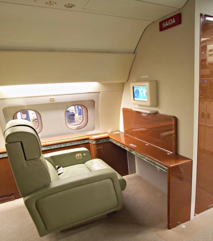 El avión que se conoce popularmente como 'AeroLula' se dividen en tres secciones. Foto: Divulgación/ABr - Agencia Brasil