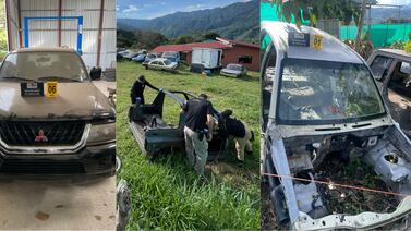 Detenido propietario de finca que escondía 5 carros con denuncia por robo en Aserrí