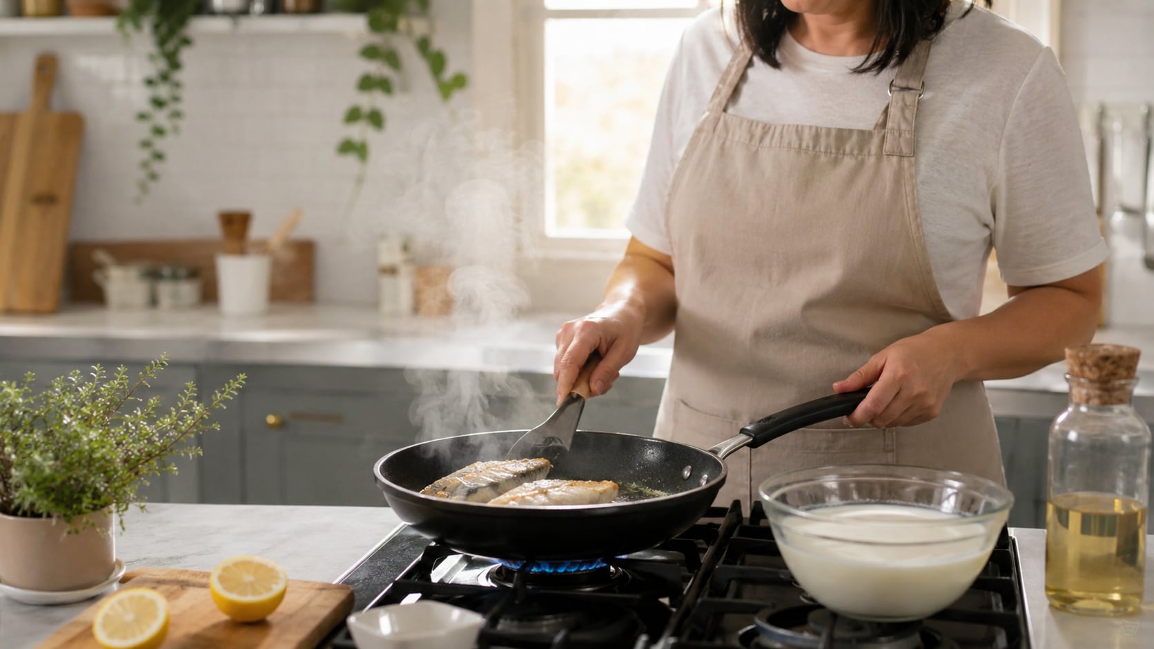 Remojar el pescado en leche y usar ingredientes como canela, vinagre o limón puede ayudar a mantener la casa libre de malos olores.