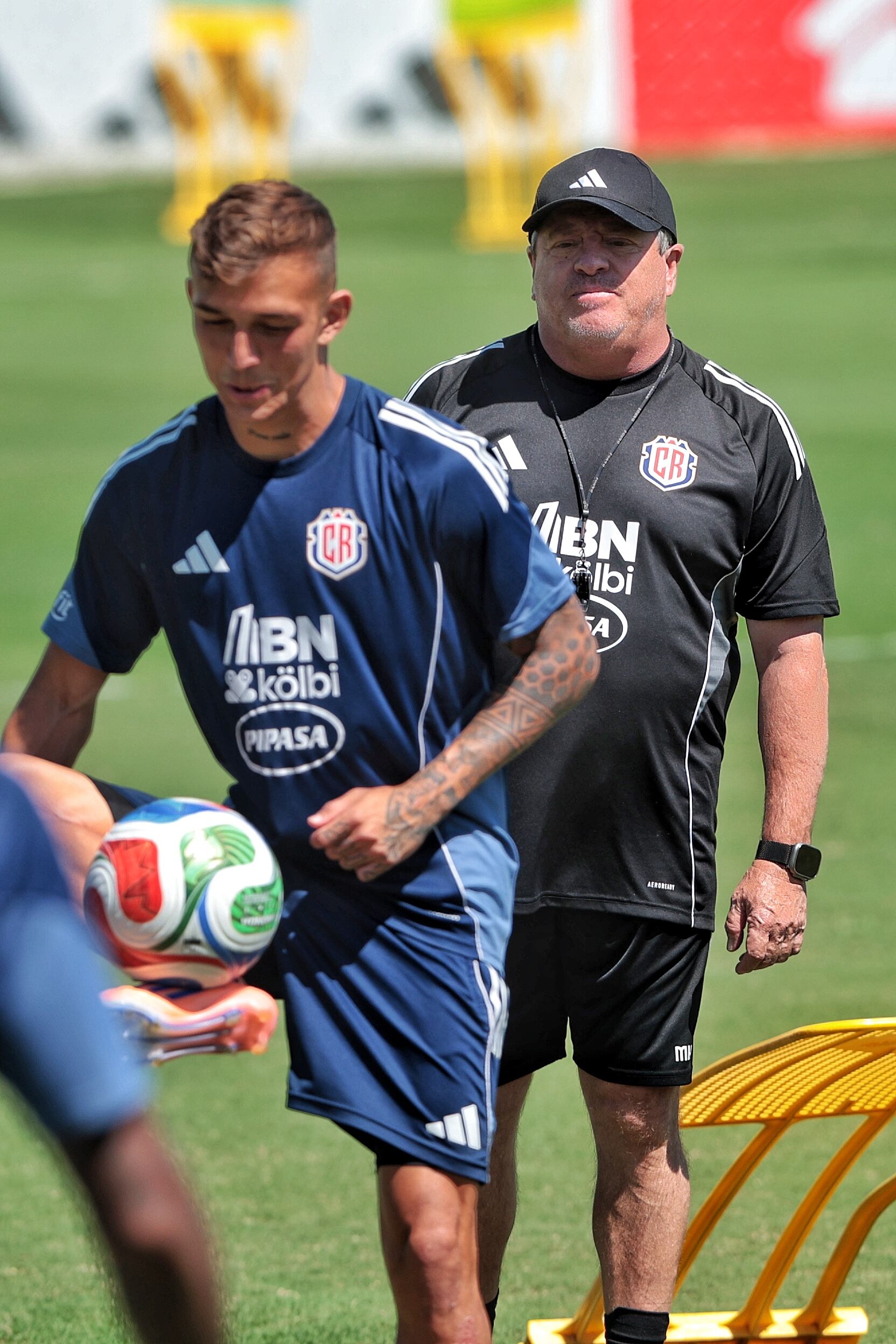 17/11/2025/ Fotos del entrenamiento de la selección nacional de Costa Rica previo a partido ante su similar de Honduras en Proyecto Gol por las eliminatorias al mundial FIFA 2026 / Foto John Durán