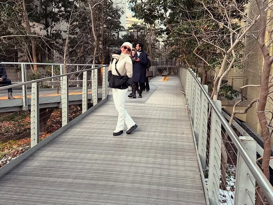 Nancy Dobles en el High Line en Nueva York, Estados Unidos