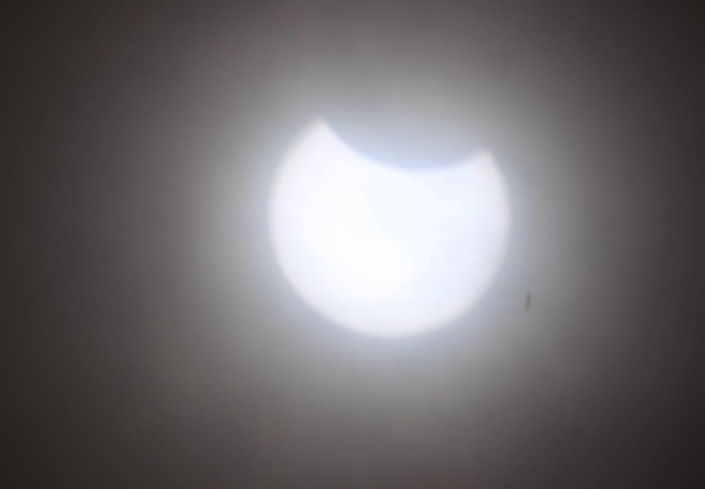 Imagen captada desde Manzanillo, en el Caribe Sur este 14 de octubre. Fotografía: