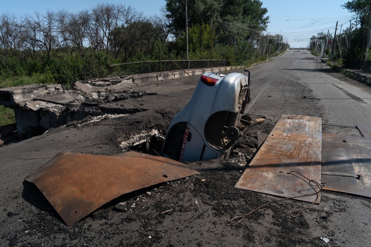 Esta fotografía, tomada el 10 de agosto de 2026 y difundida el 11 de agosto de 2026 por el servicio de prensa de la 93.ª Brigada Mecanizada Independiente Kholodnyi Yar de las Fuerzas Terrestres de Ucrania