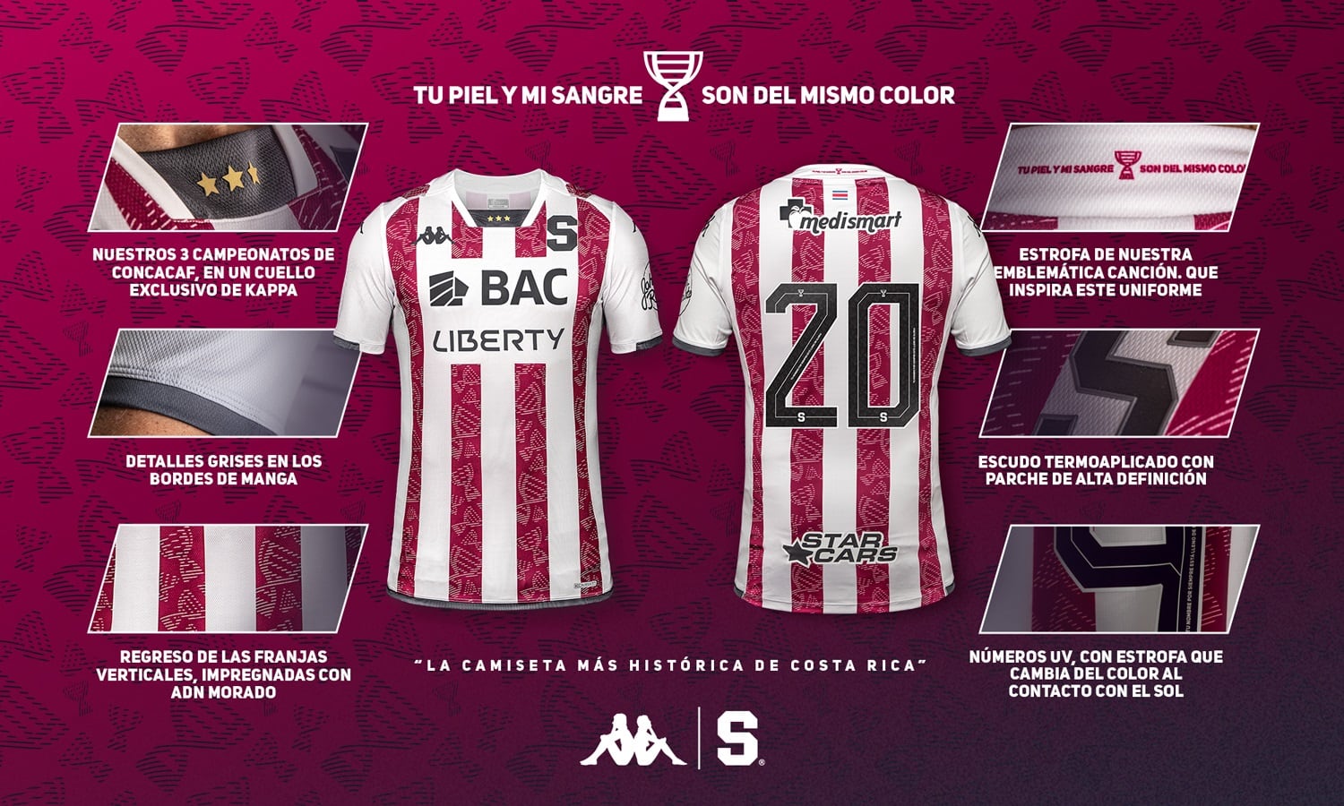 Uniforme de Saprissa para el Torneo Apertura 2024