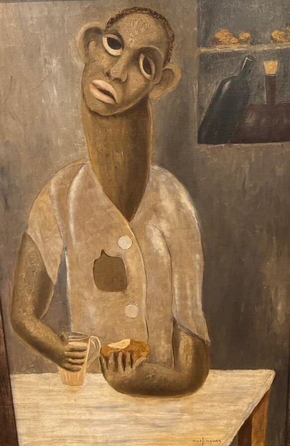 'Café con leche' de Max Jiménez, exhibida en el Museo Calderón Guardia.