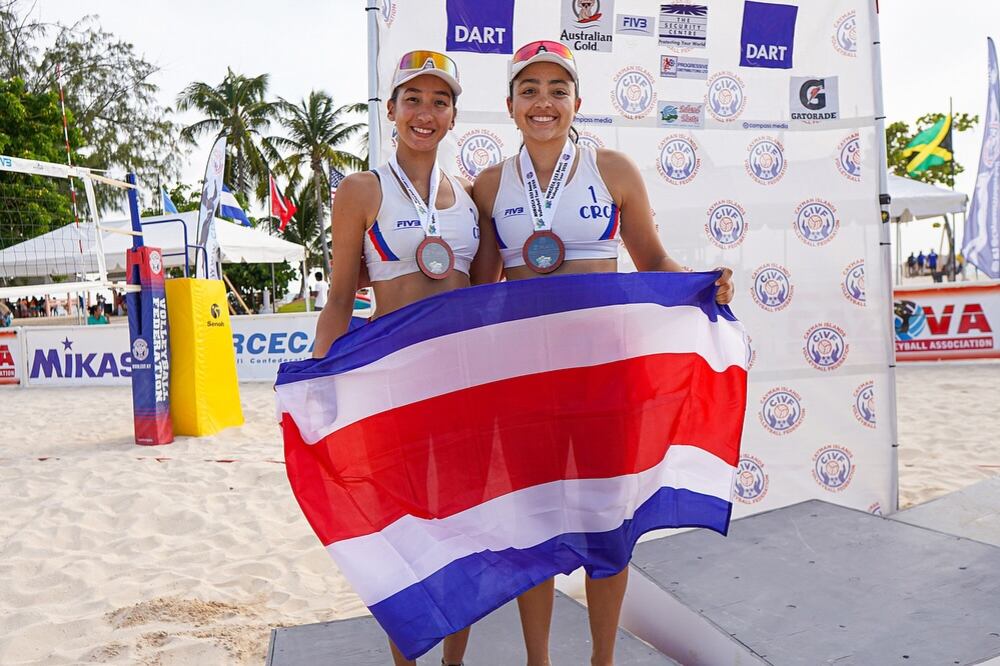 Sofía Vega y Laura Molina
Selección de Voleibol de playa Sub 23
Norceca Gran Caimán
Medalla de plata
23 de junio del 2025
Cortesía: Sofía Vega/Norceca