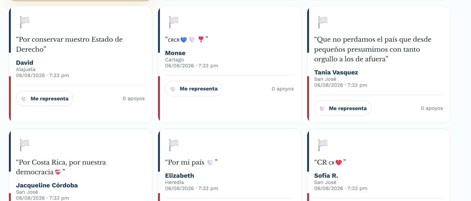 Plantón virtual Poder Judicial