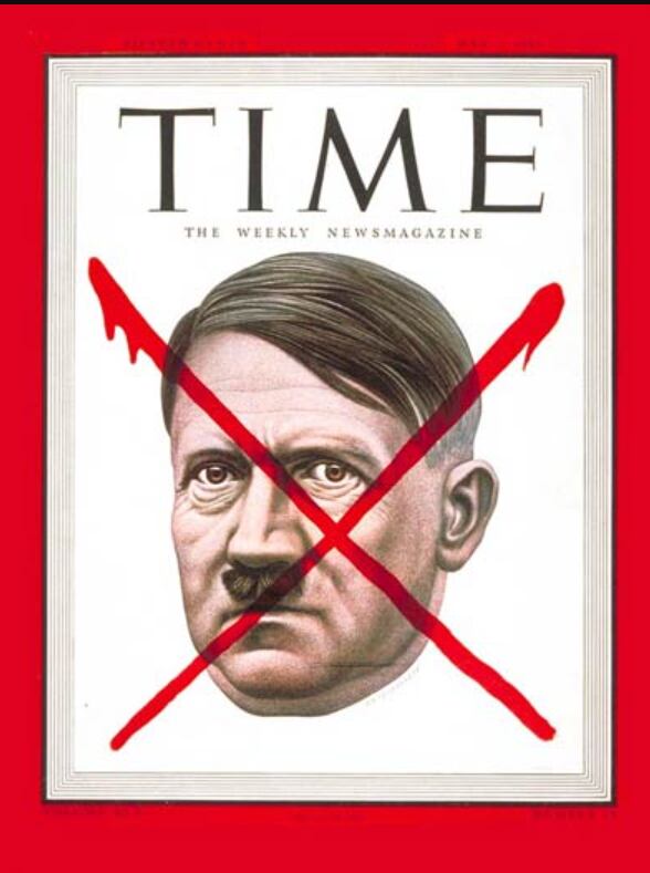 Portada de la edición del 7 de mayo de 1945 del semanario 'Time', al fin de la Segunda Guerra Mundial.