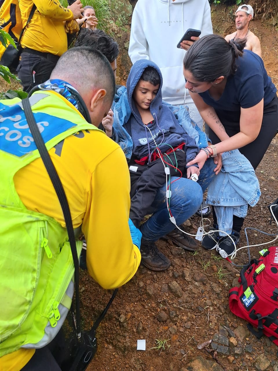 Matheo Lobo, resistió el accidente de tránsito de este jueves en Santa Lucía de Río Nuevo, en Pérez Zeledón.
