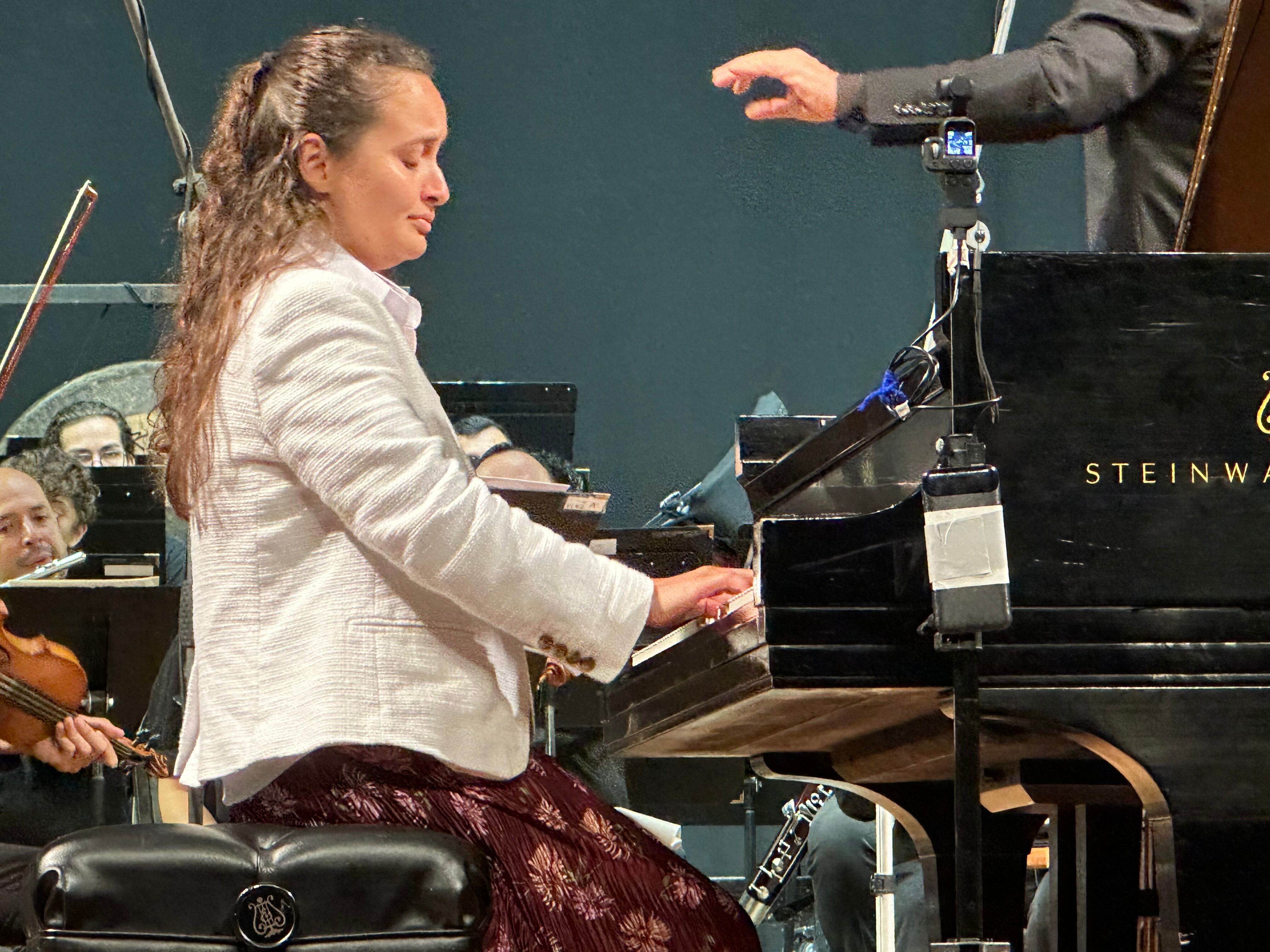 Daniela Navarro viajó a Moscú a los 13 años, donde estudió durante década y media en el Conservatorio Chaikovski. Foto: Pilar Aguilar