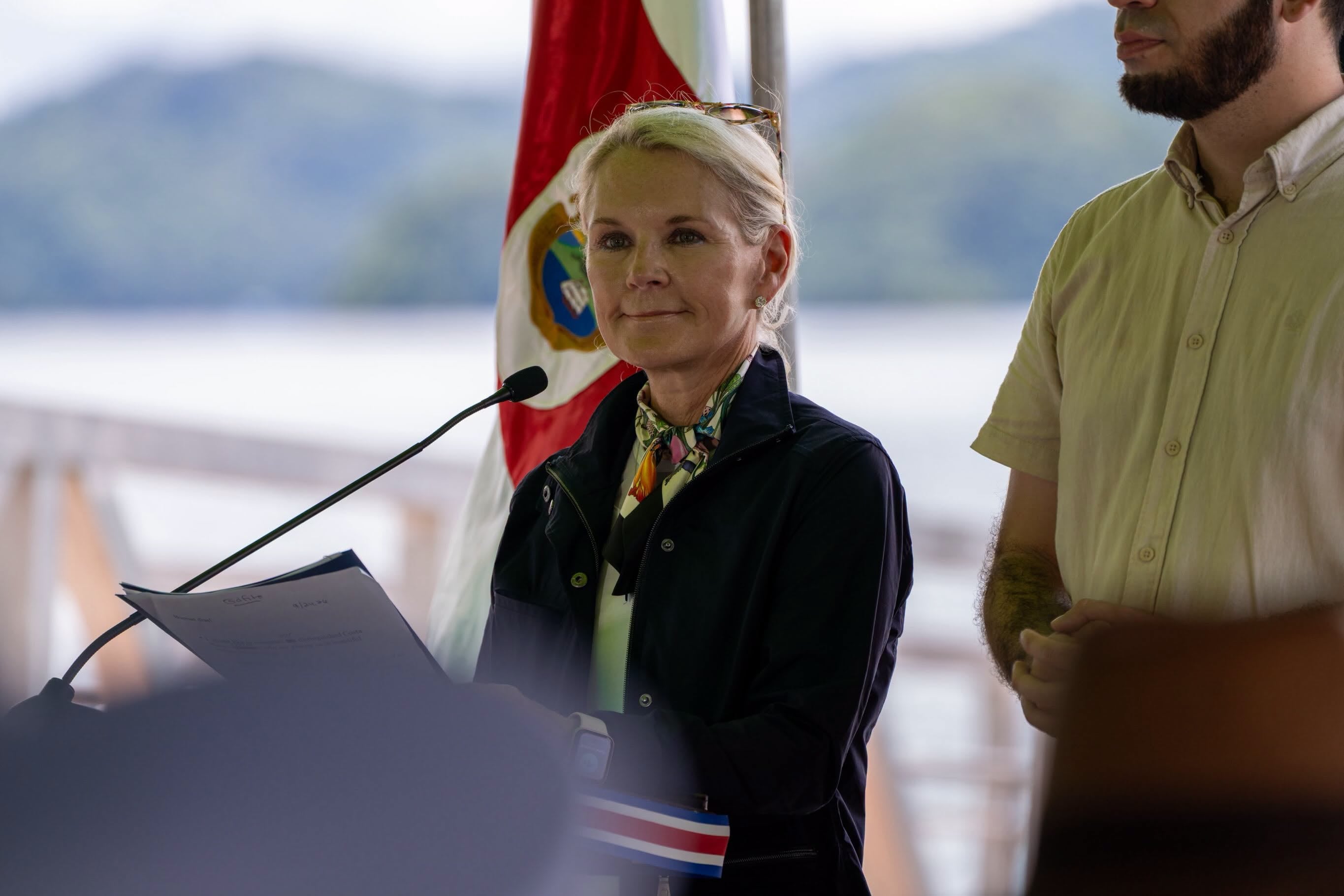 Melinda Hildebrand, embajadora de Estados Unidos en Costa Rica, encabeza la representación diplomática que esta semana desmintió los rumores sobre supuestas cancelaciones de visas a funcionarios del Gobierno.