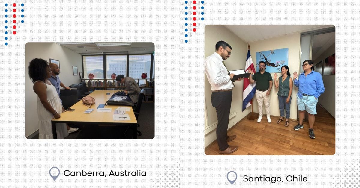 Las embajadas en Australia y Chile ya recibieron el material electoral y juramentaron a sus miembros de mesa.