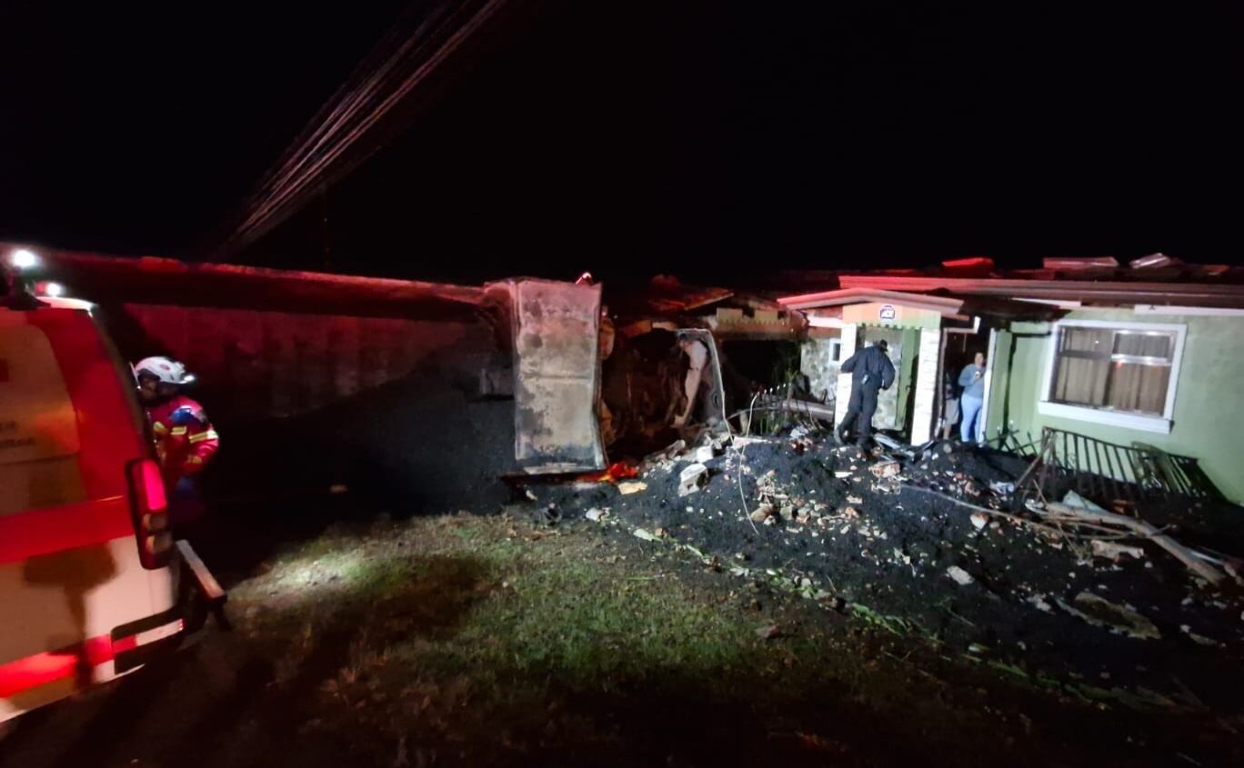 La emergencia sobrevino a las 11:00 p.m. de este domingo. Fotografía: