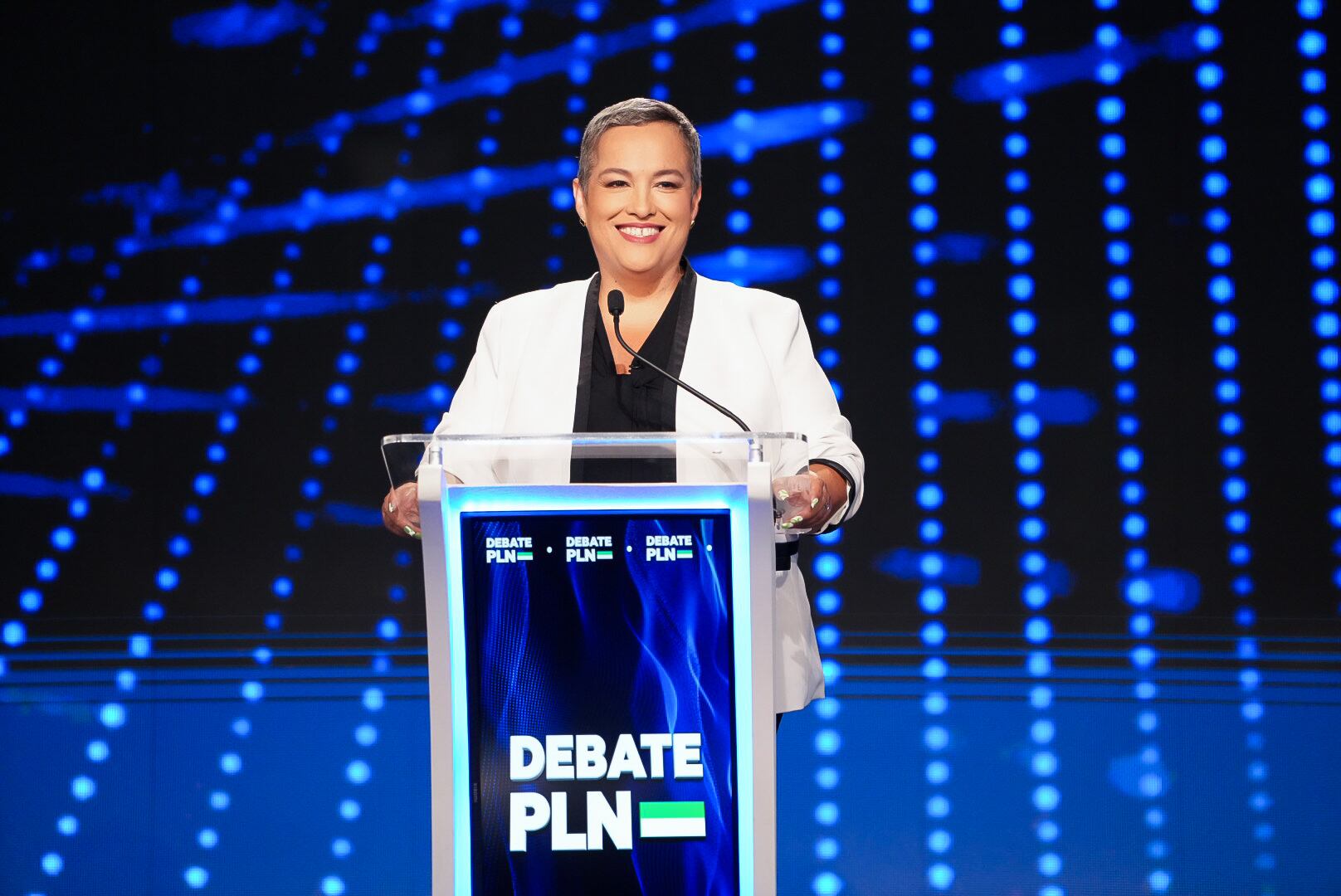 31/03/2025. Debate del PLN. Repretel, San José. Fotografía: Lilly Arce