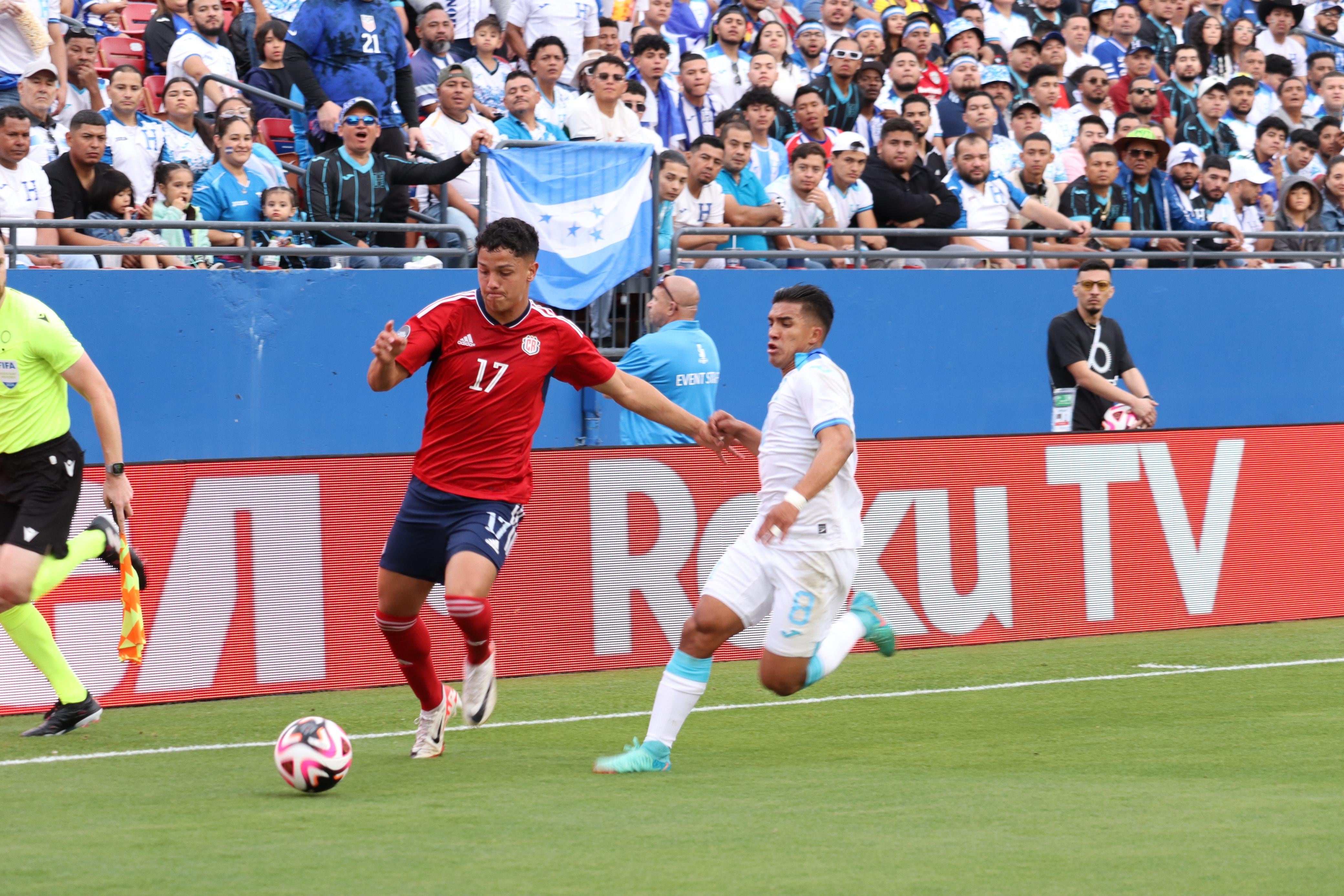Costa Rica vs Honduras cortesía Fedefutbol